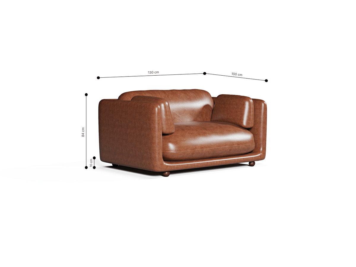 Flam Loveseat Deri