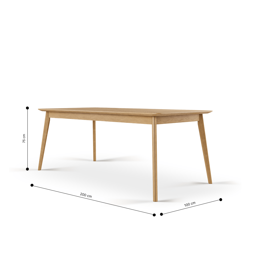 Norge Yemek Masası 100x200