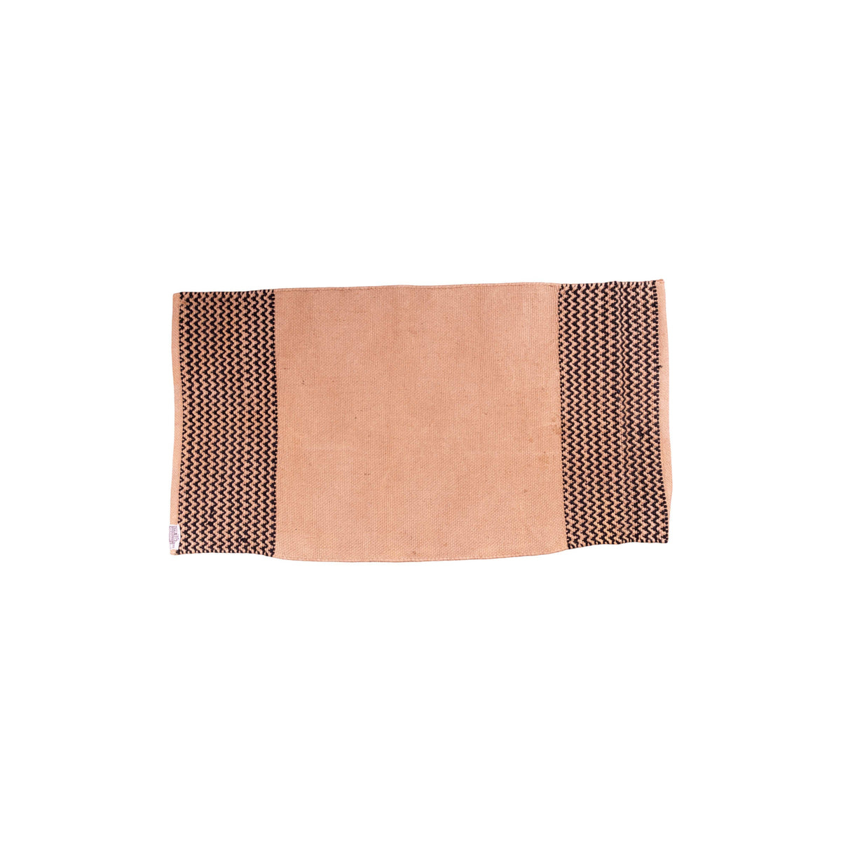 Boho Siyah Bordürlü Halı 80x150 11259