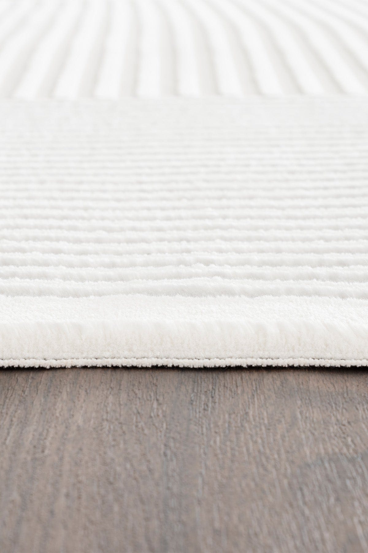 Farahan Krem Mavi  Geometrik Desenli Halı A0859A