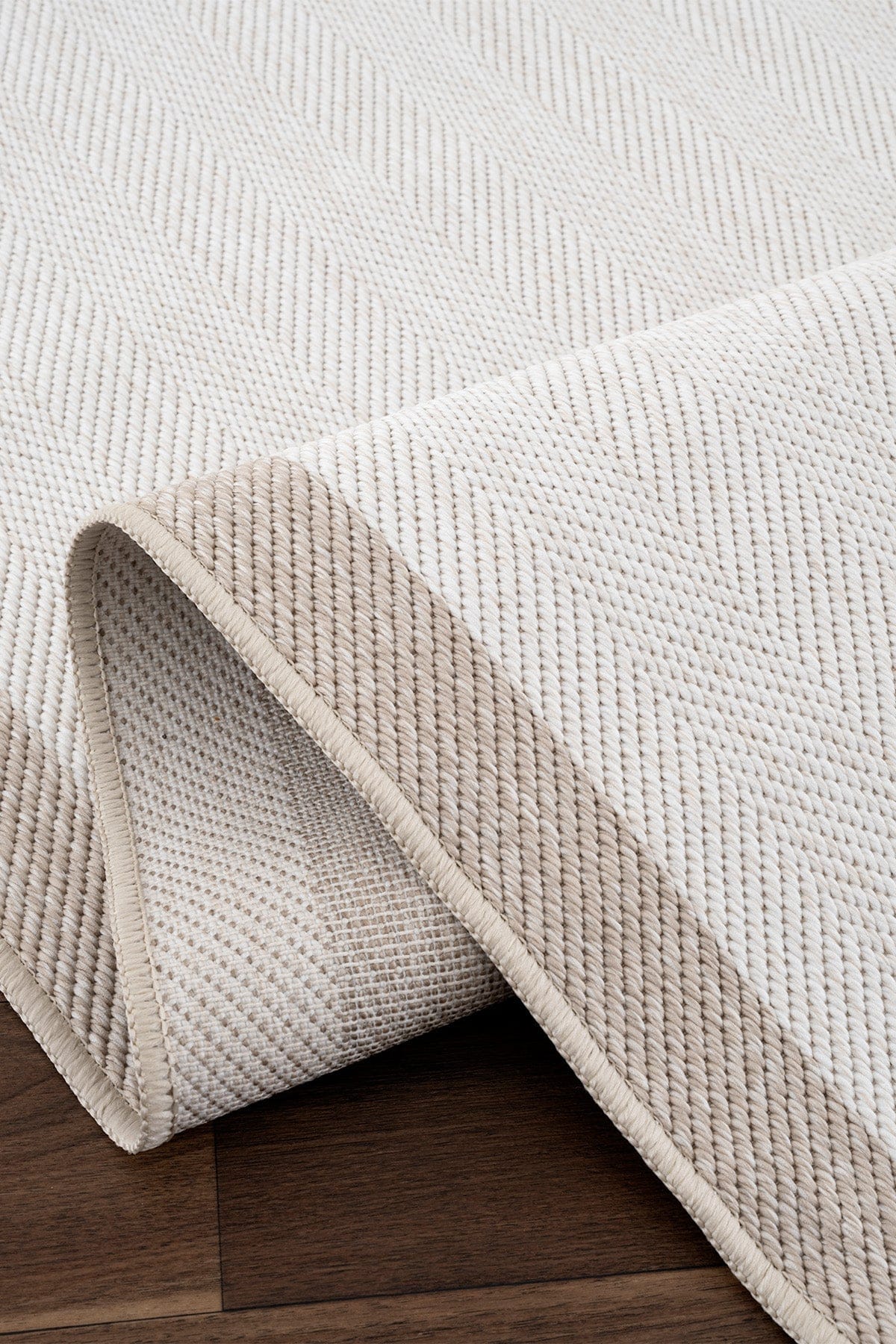 Fresco Soft Ekru Vizon Yıkanabilir Halı A3936A