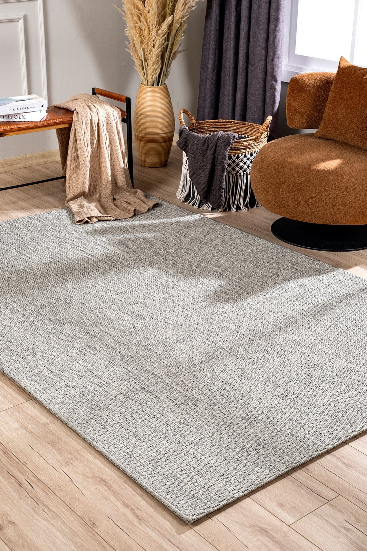 Loft Gri Tozumaz Halı  A0806A