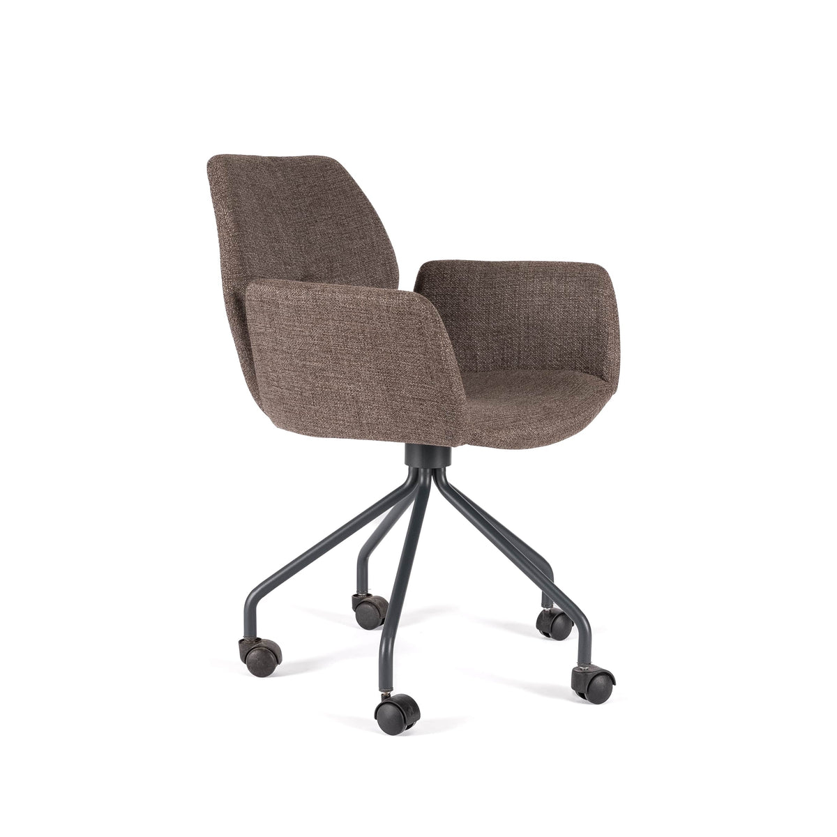 Mob Turn Sandalye Brown Metal
