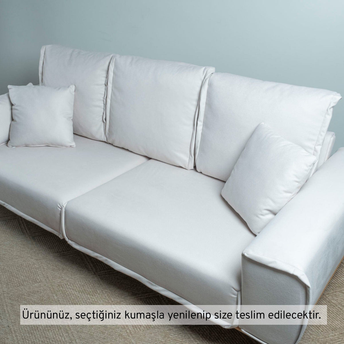 Neomi Üçlü Koltuk Kadife 11023