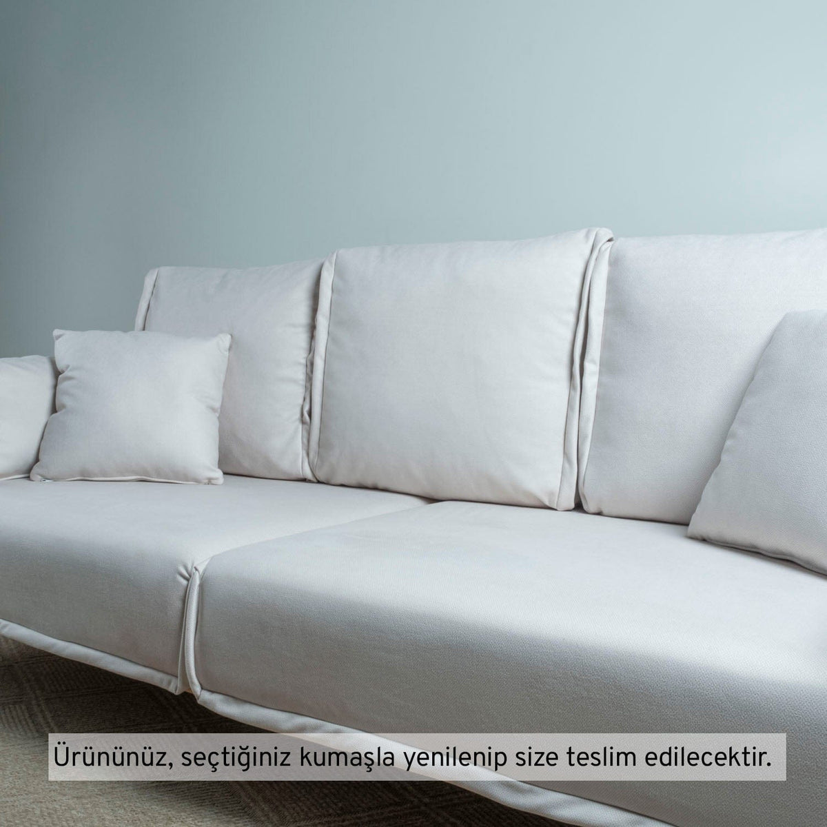 Neomi Üçlü Koltuk Kadife 11046