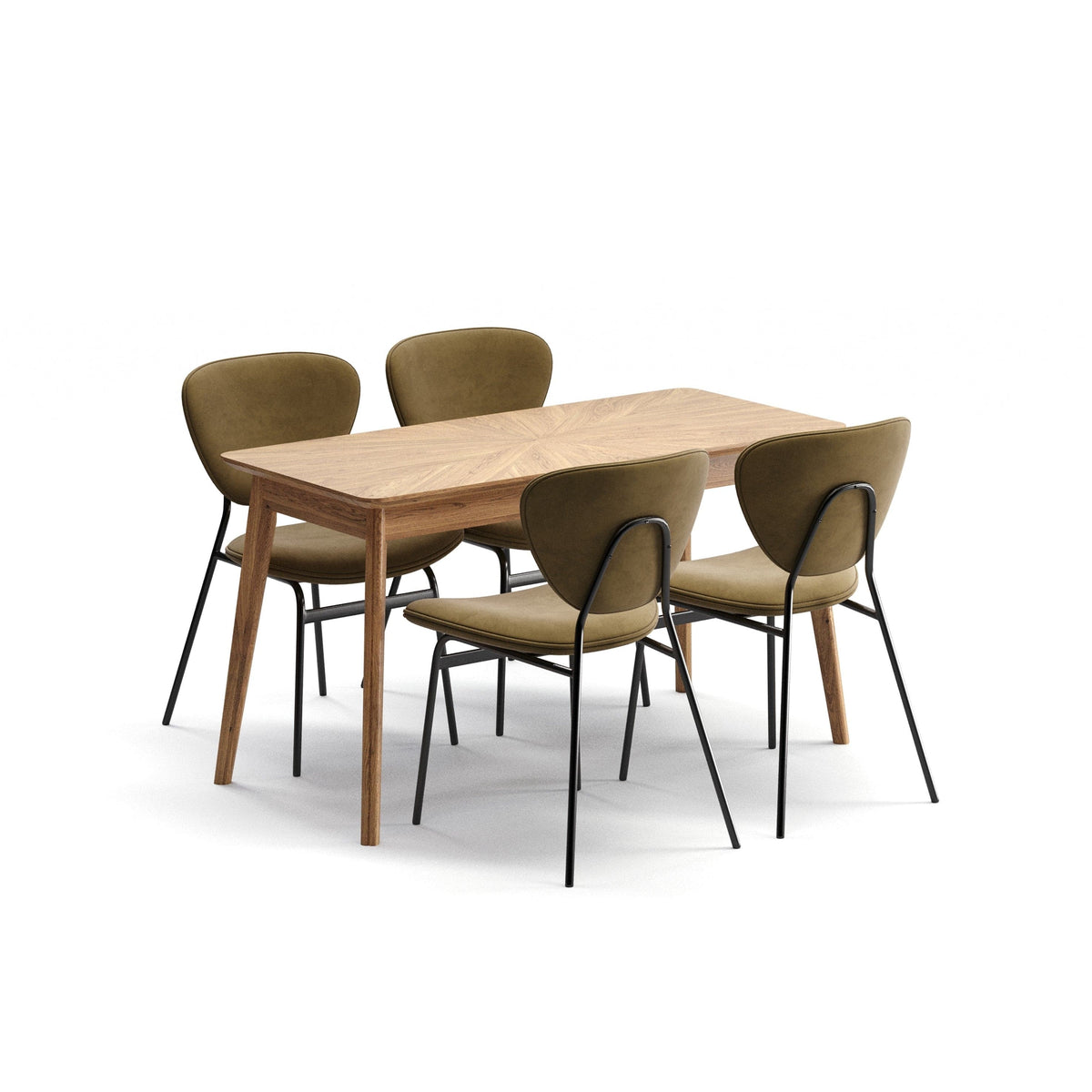 Norge x Quin Yemek Masası Takımı 4 Kişilik