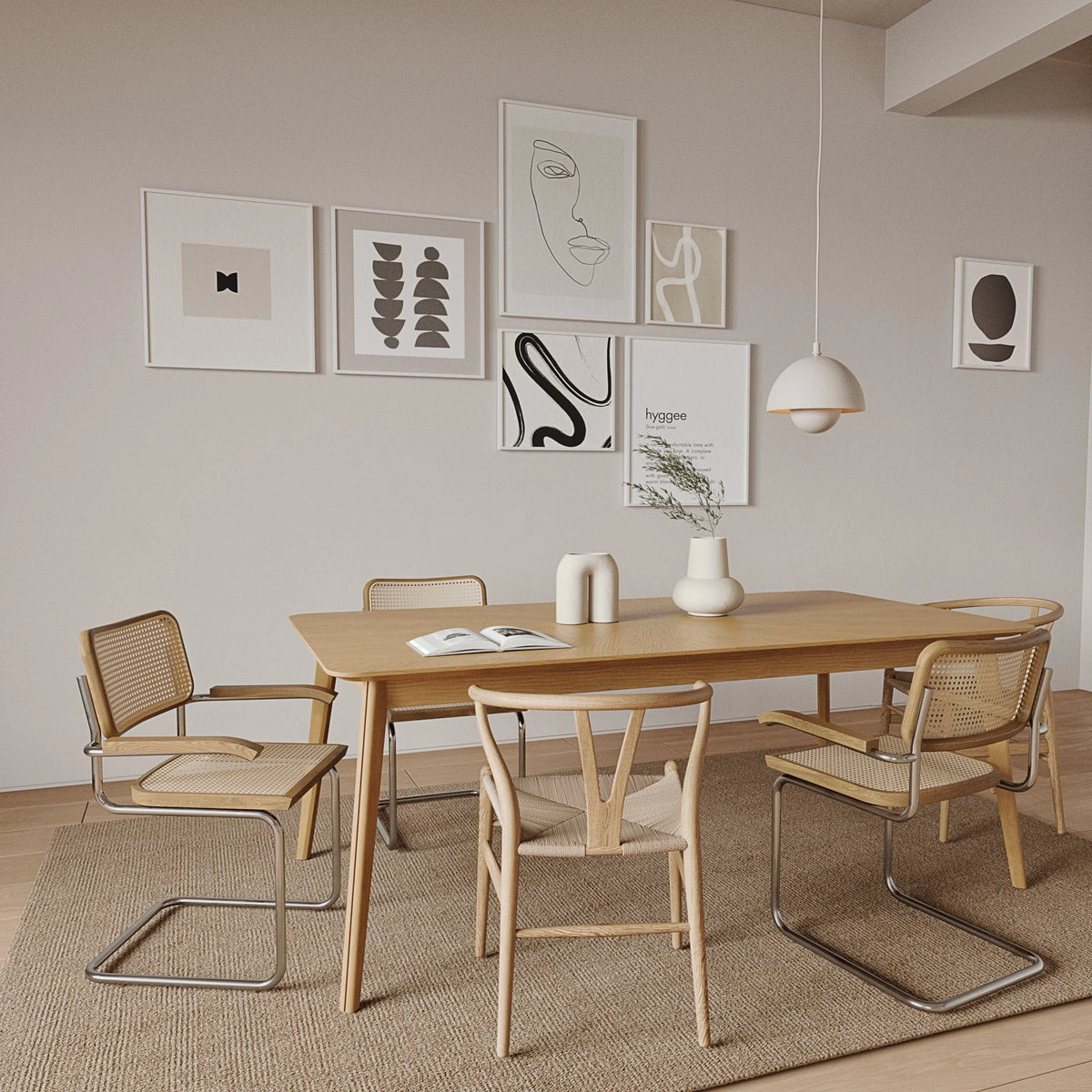 Norge Yemek Masası 100x200