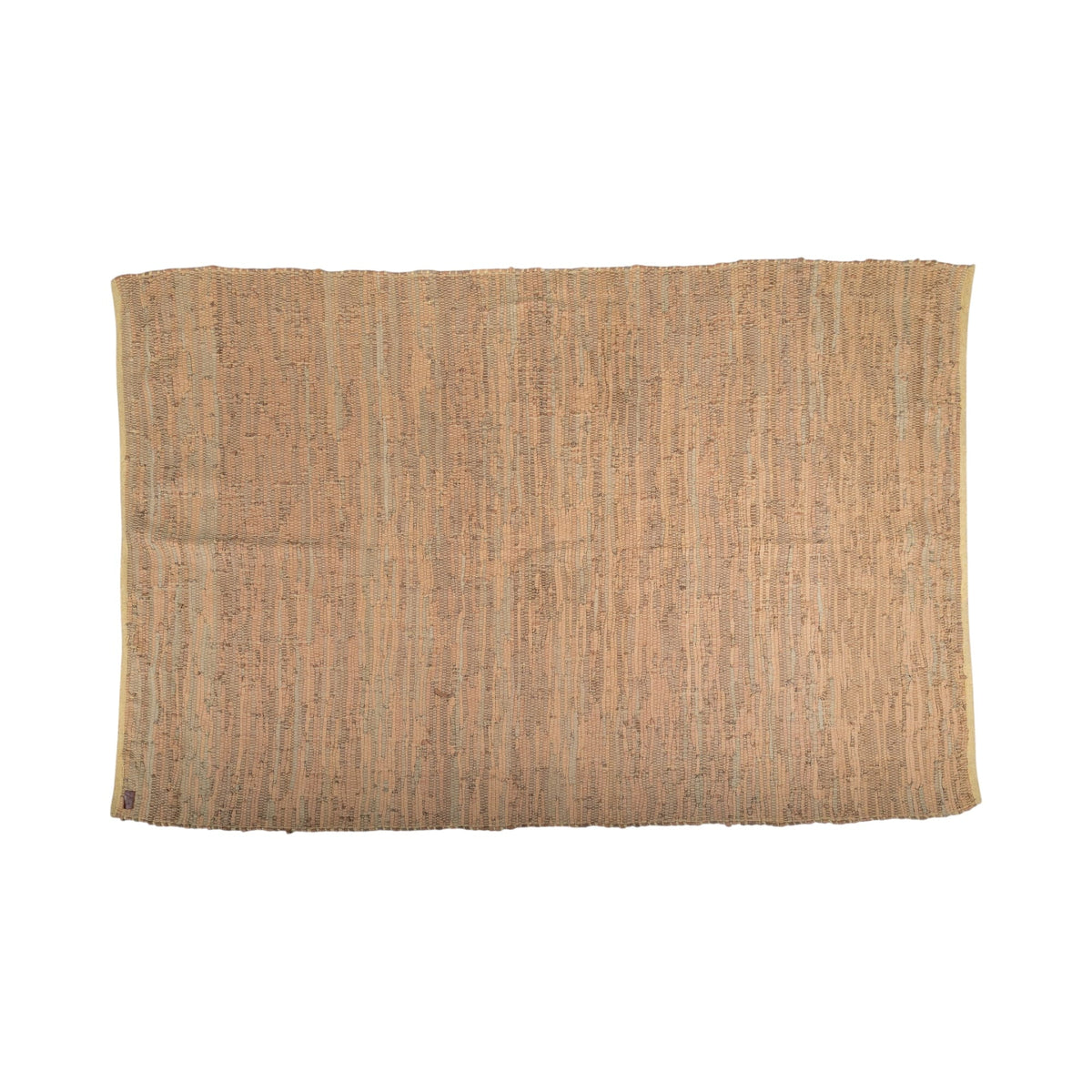 Pelle Deri Halı Gold Fitilli 160x230