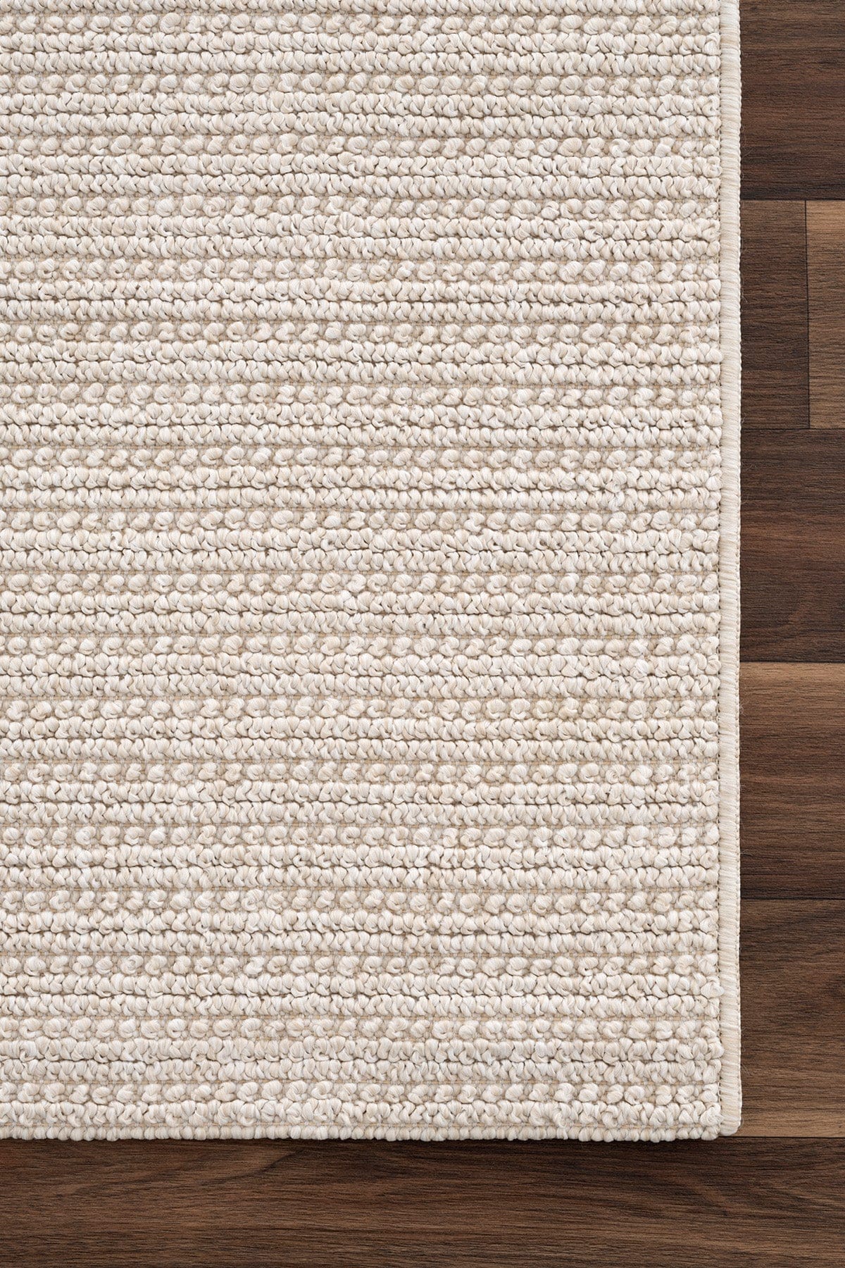 Retro Plain Krem Düz Dokuma Halı A3190A