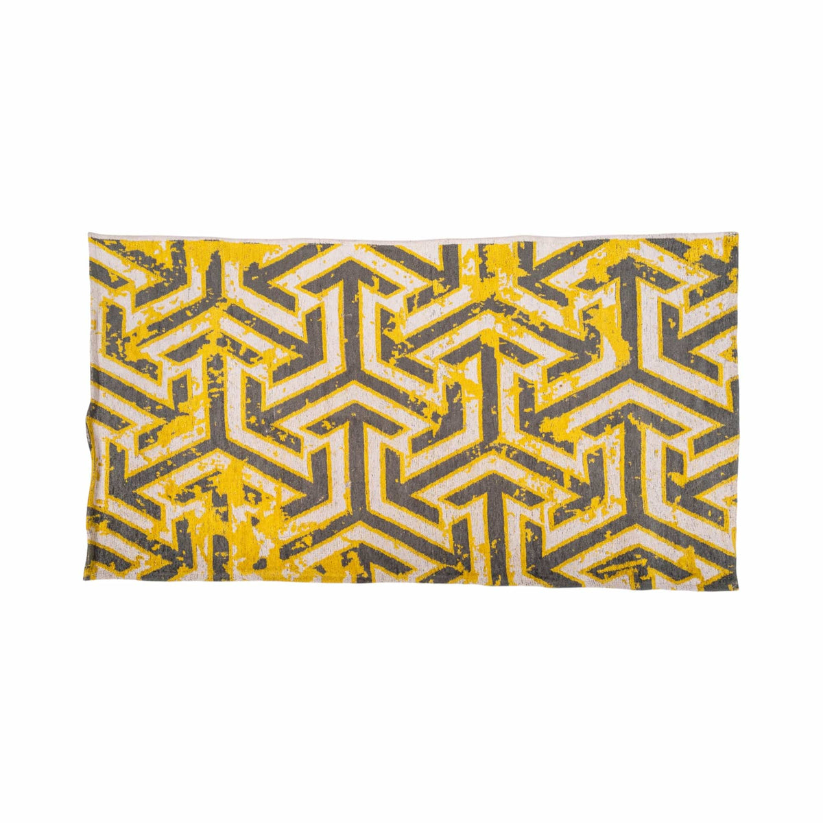 Vector Kilim 80x150 Polyester Siyah Gold